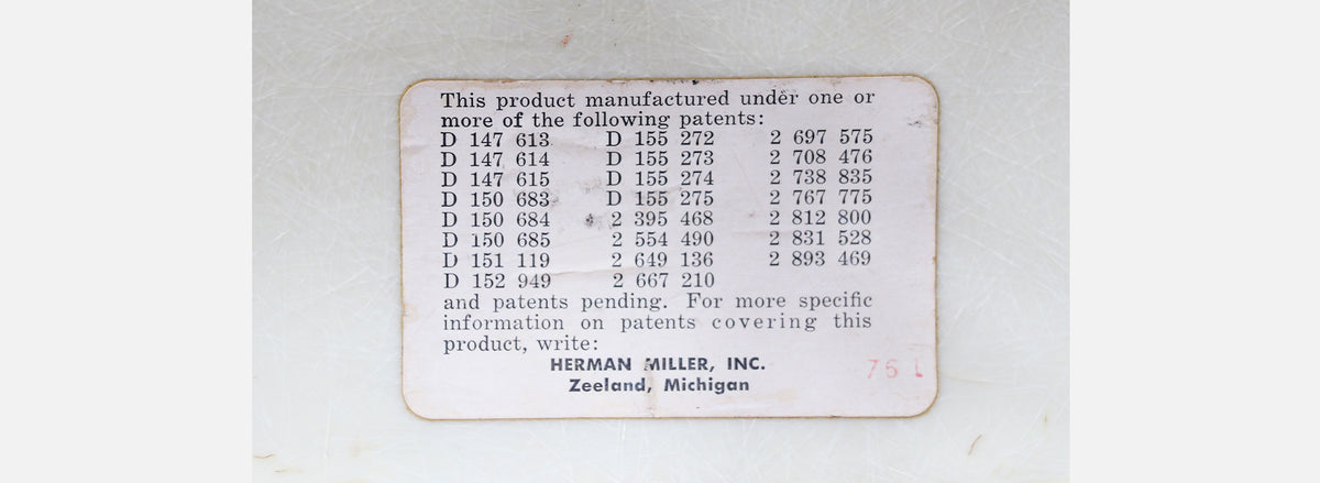 Original Vintage Charles & Ray Eames RAR Rocking Chair for Herman Miller