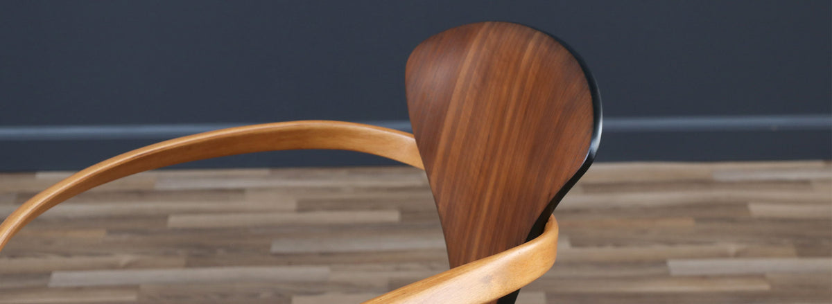 Set of 4 "Pretzel" Armchairs by Norman Cherner for Plycraft