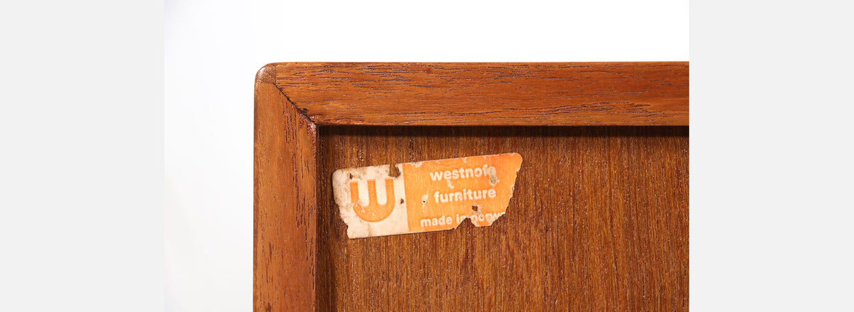 Mid-Century Modern Teak Chest of Drawers by Westnofa