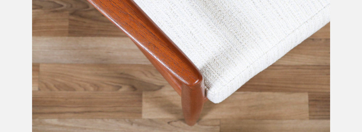 Folke Ohlsson Model 72-C Teak Lounge Chairs for Dux