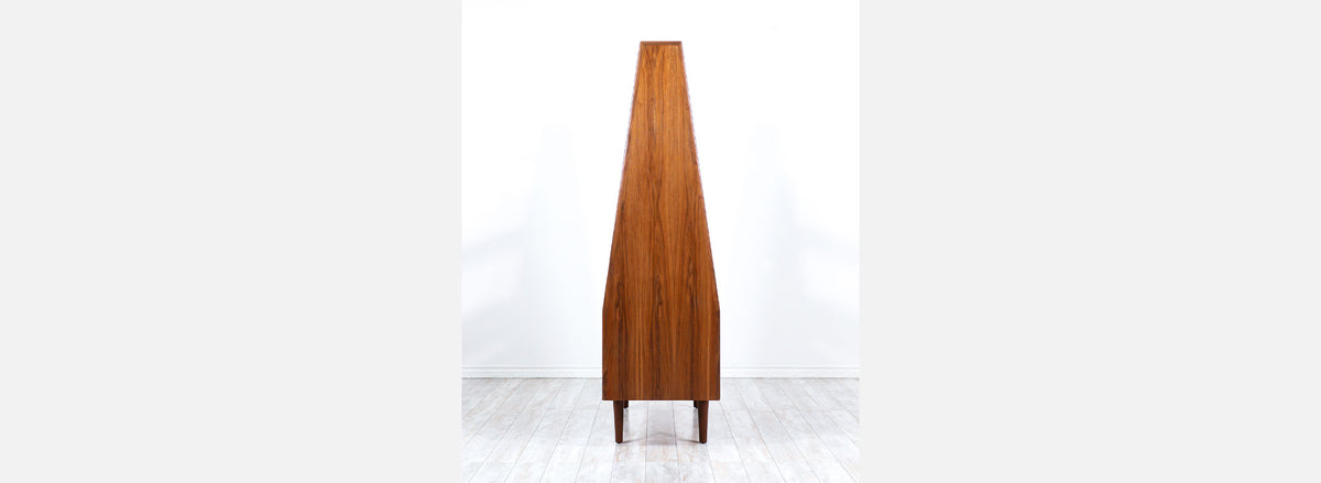 Merton L. Gershun Pyramid Bookshelf with Tambour-Doors for Dillingham