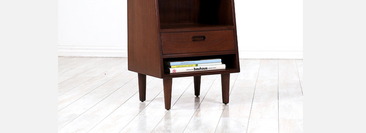 Edward J. Wormley Night Stands with Bookshelves for Dunbar