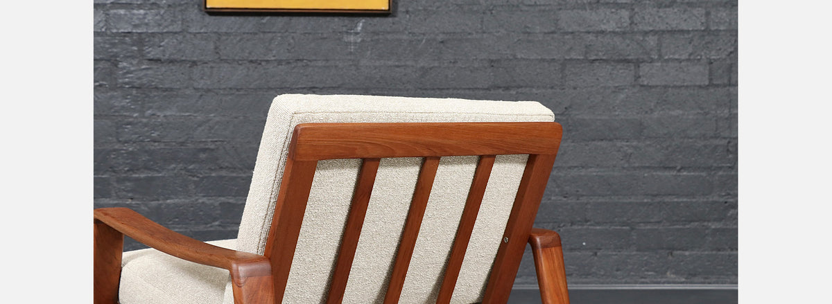 Arne Wahl Iversen Teak Lounge Chair for Komfort