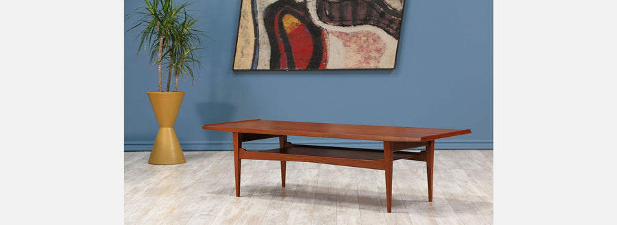 Danish Modern Teak Coffee Table by Moreddi