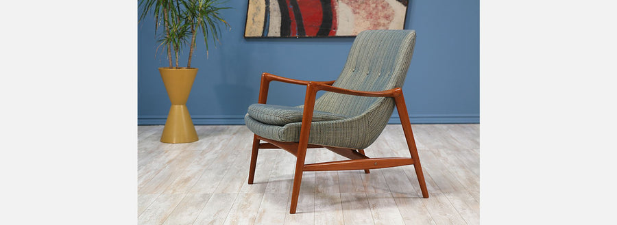 Adolf Relling Teak Lounge Chair for Dokka Møbler