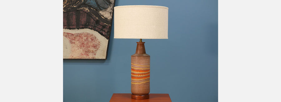 Aldo Londi Ceramic Table Lamp for Bitossi