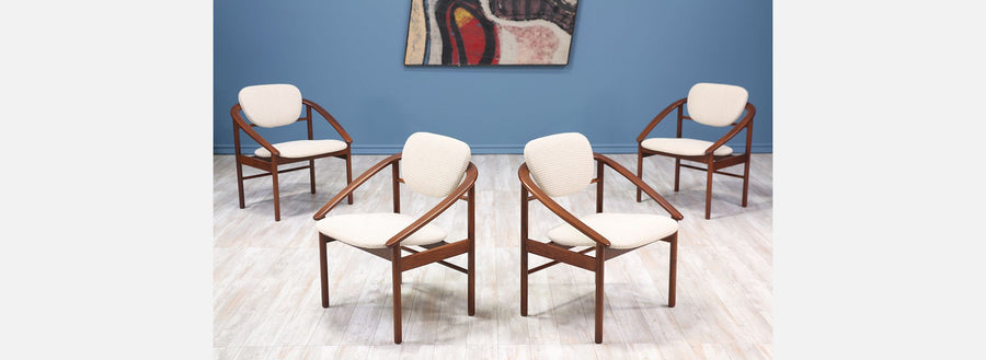 John Keal Dining Chairs for Brown Saltman