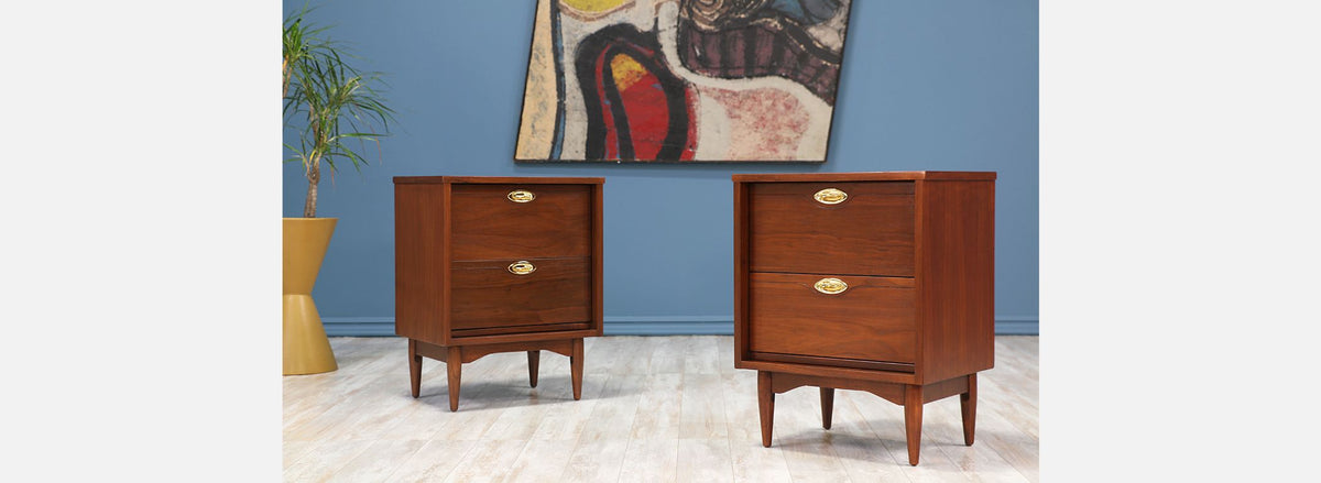 Mid Century “Mainline” Nights Stands by Hooker