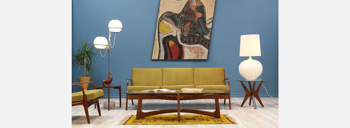 Adrian Pearsall Walnut Sofa for Craft Associates