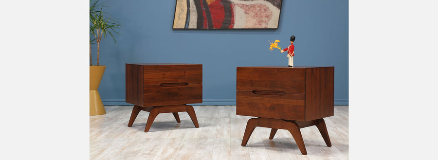 Pair of Vladimir Kagan Style Night Stands