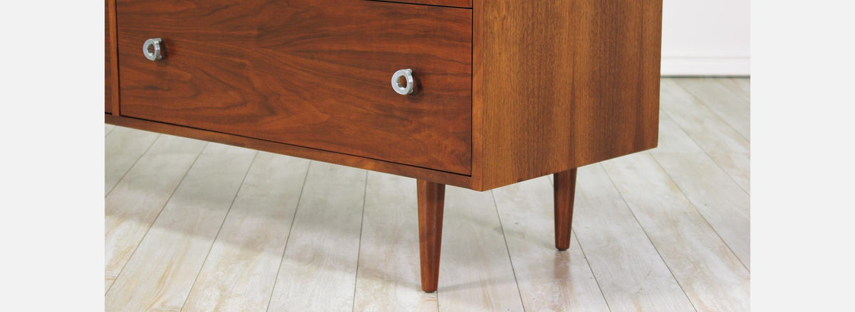 Greta M. Grossman Walnut Dresser for Glenn of California