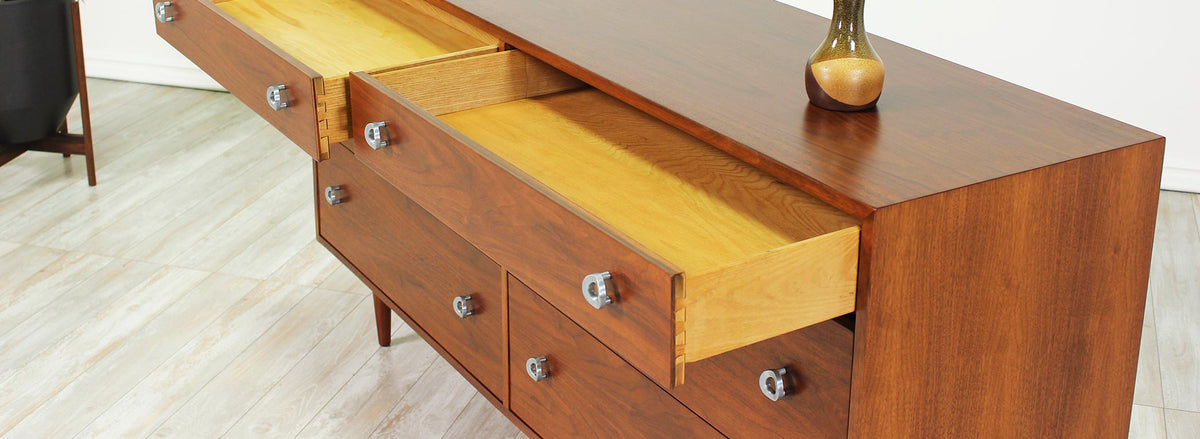 Greta M. Grossman Walnut Dresser for Glenn of California
