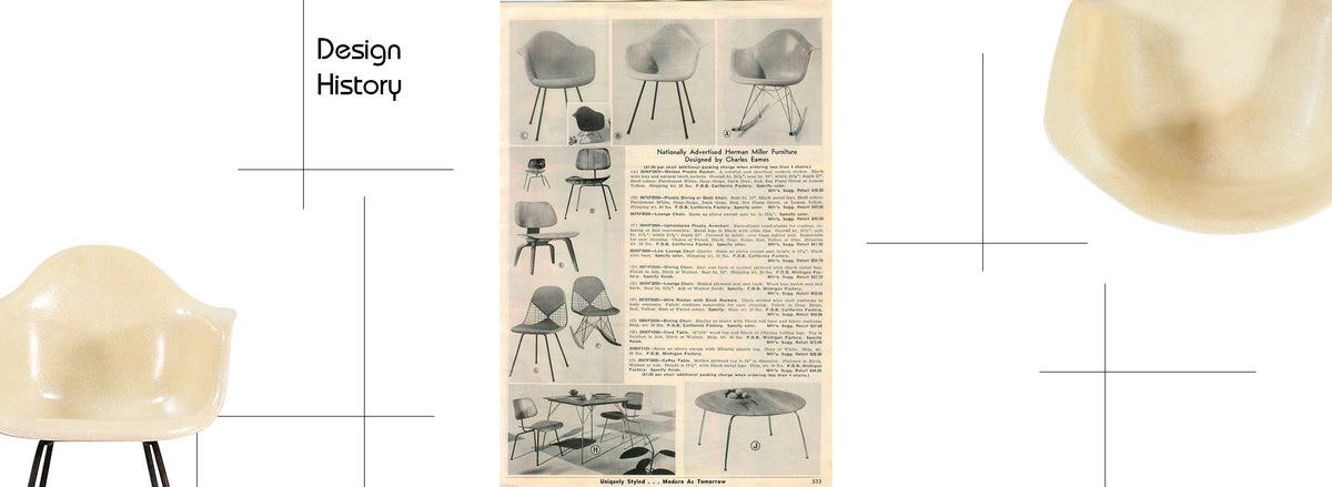 Charles & Ray Eames "Eggshell" Fiberglass Arm Chair for Herman Miller