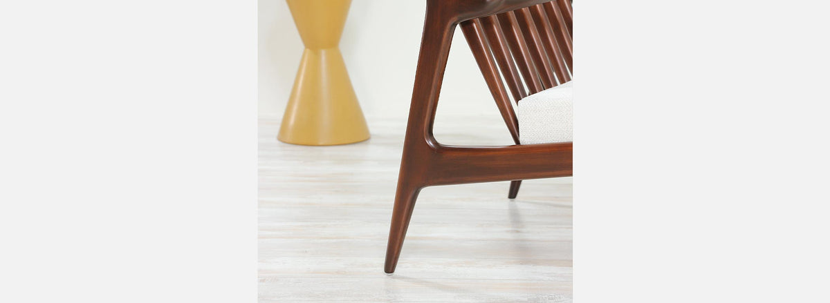 Ib Kofod-Larsen Sculpted Lounge Chairs for Selig