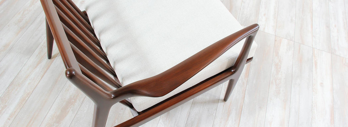 Ib Kofod-Larsen Sculpted Lounge Chairs for Selig