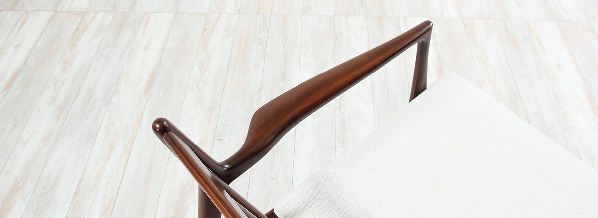 Ib Kofod-Larsen Sculpted Lounge Chairs for Selig