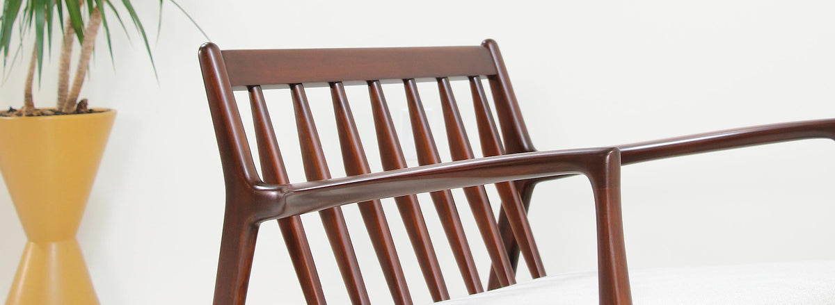 Ib Kofod-Larsen Sculpted Lounge Chairs for Selig
