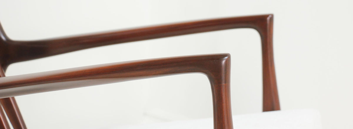 Ib Kofod-Larsen Sculpted Lounge Chairs for Selig