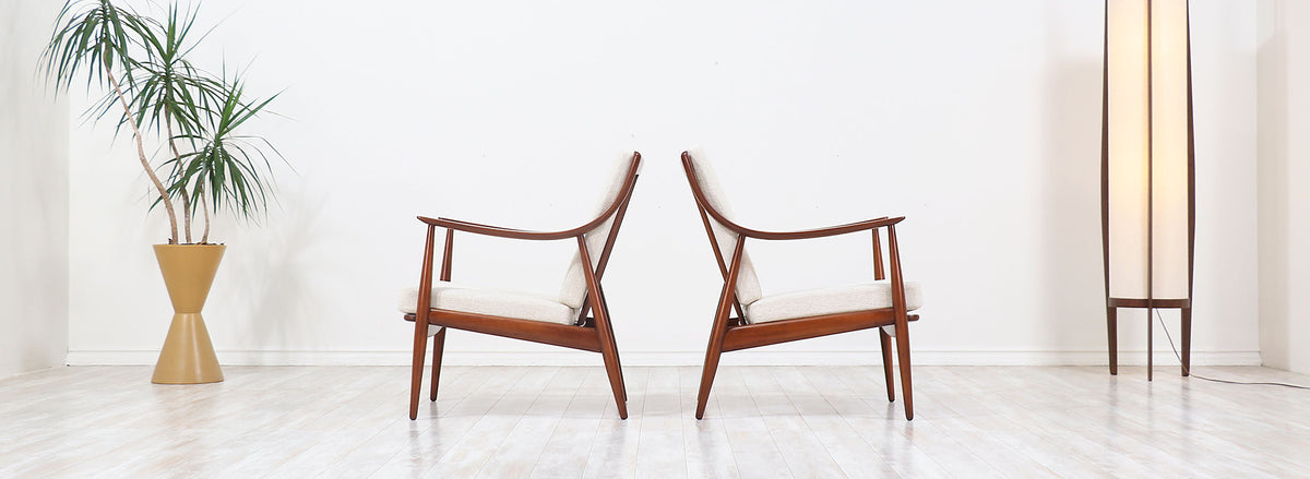 Peter Hvidt & Orla Mølgaard-Nielsen Model FD-146 Lounge Chairs