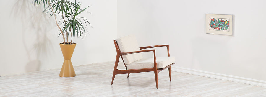 Ib Kofod-Larsen Sculpted Lounge Chair for Selig