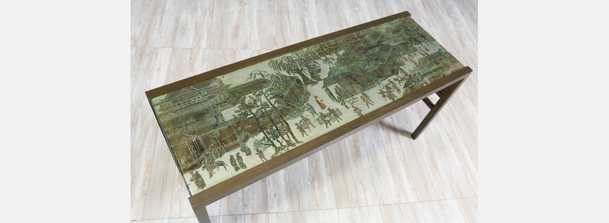 Philip and Kelvin LaVerne “Spring Festival” Console Table