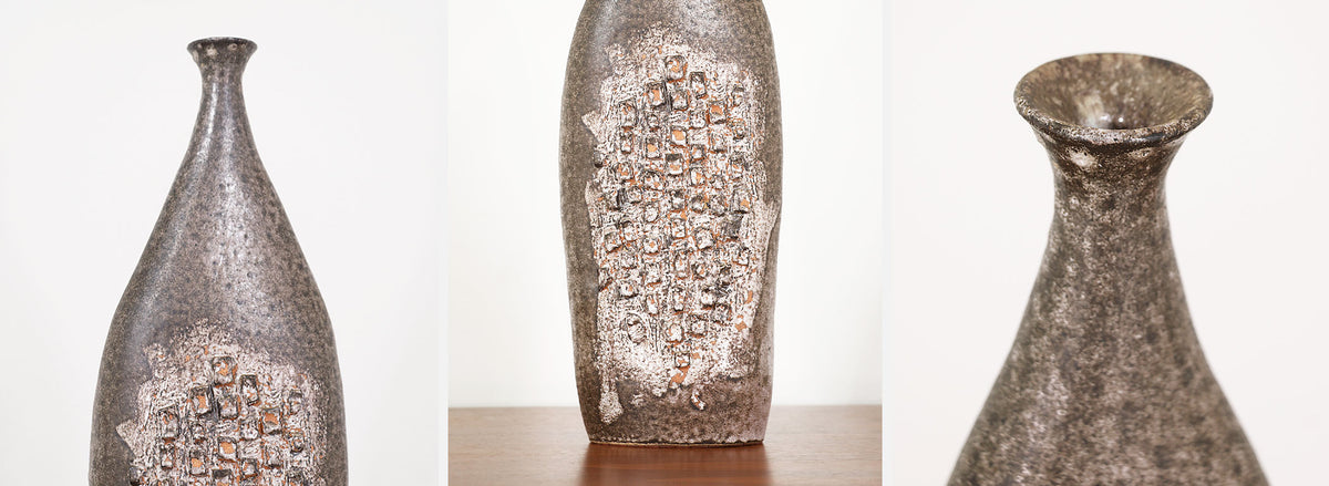 Mid-Century Modern Glazed Ceramic Vase