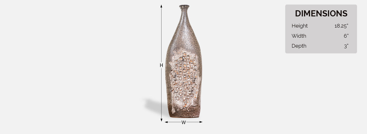 Mid-Century Modern Glazed Ceramic Vase