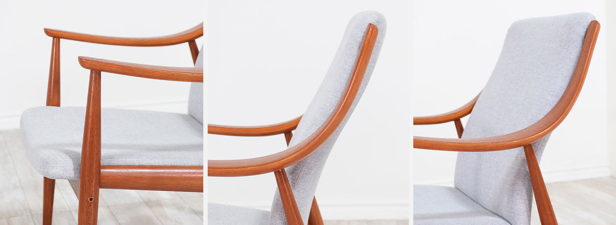 Peter Hvidt & Orla Mølgaard-Nielsen Lounge Chairs for France & Søn