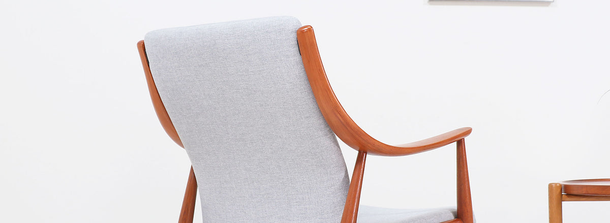 Peter Hvidt & Orla Mølgaard-Nielsen Lounge Chairs for France & Søn
