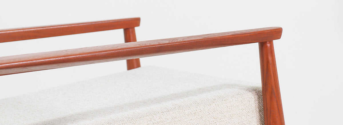 Danish Modern Sculpted Teak Lounge Chair