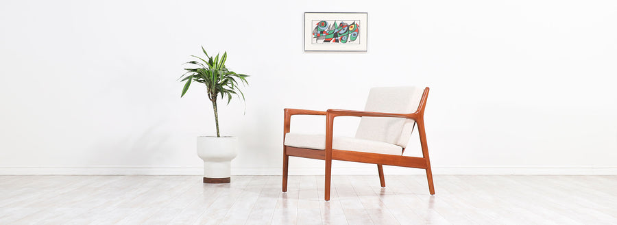 Folke Ohlsson Model 75-C Teak Lounge Chair for Dux