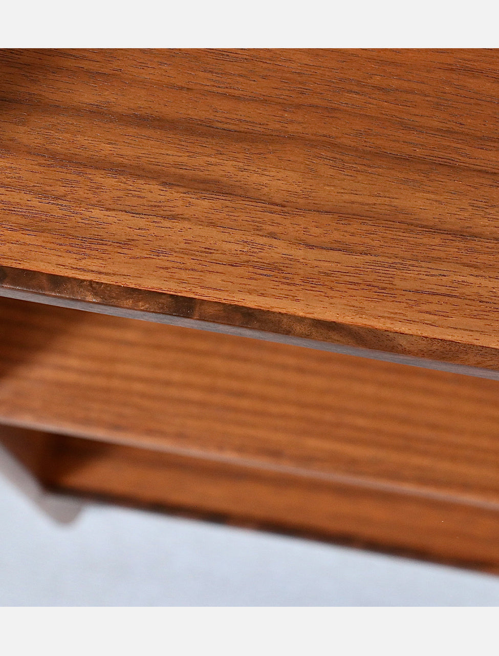 Custom Made Floating Walnut Bookshelf by Danish Modern LA