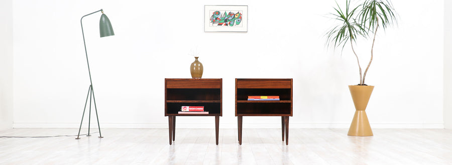 Carlo Jensen Rosewood Night Stands for Hundevad & Co.