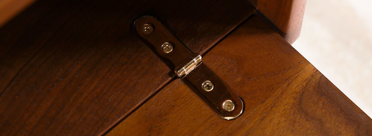 John Caldwell Walnut Night Stands for Brown & Saltman