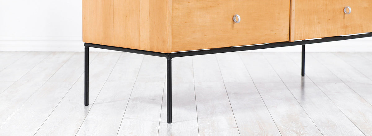 Paul McCobb "Planner Group" Dresser with Iron Base for Winchendon Furniture