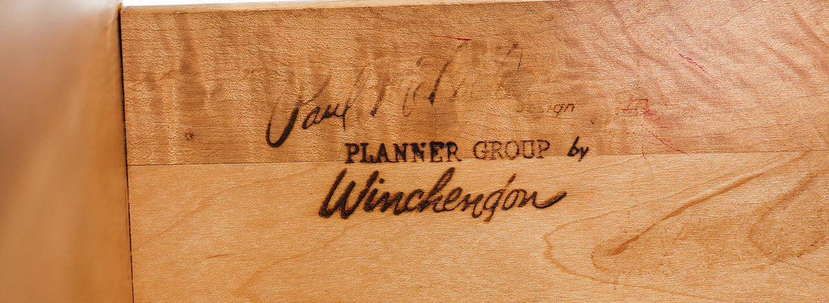 Paul McCobb "Planner Group" Dresser with Iron Base for Winchendon Furniture