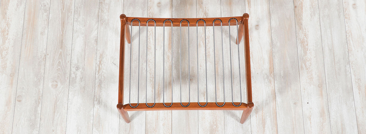 Kai Kristiansen Teak Stools for Magnus Olesen 2
