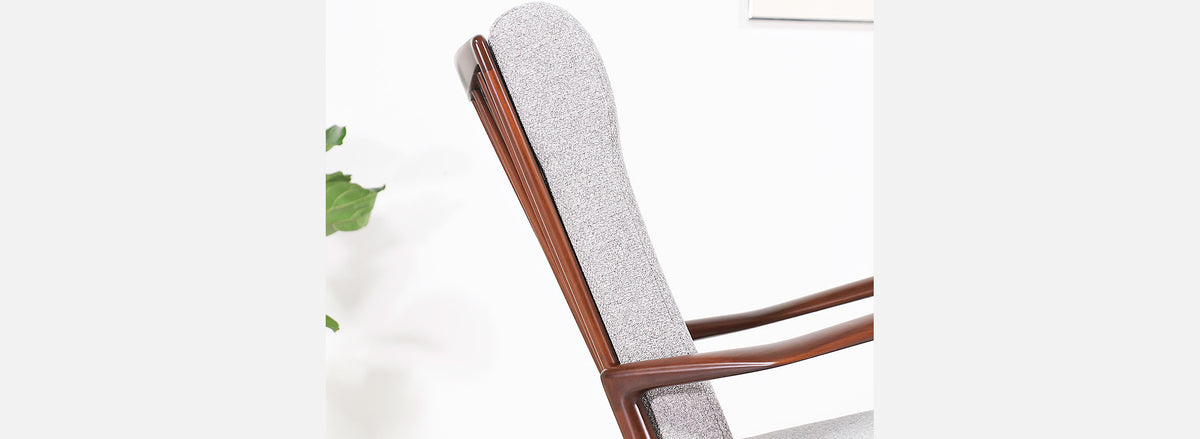 Ib Kofod-Larsen Sculpted Rocking Chair for Selig