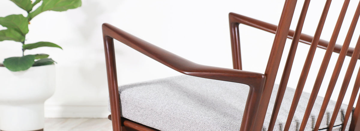 Ib Kofod-Larsen Sculpted Rocking Chair for Selig