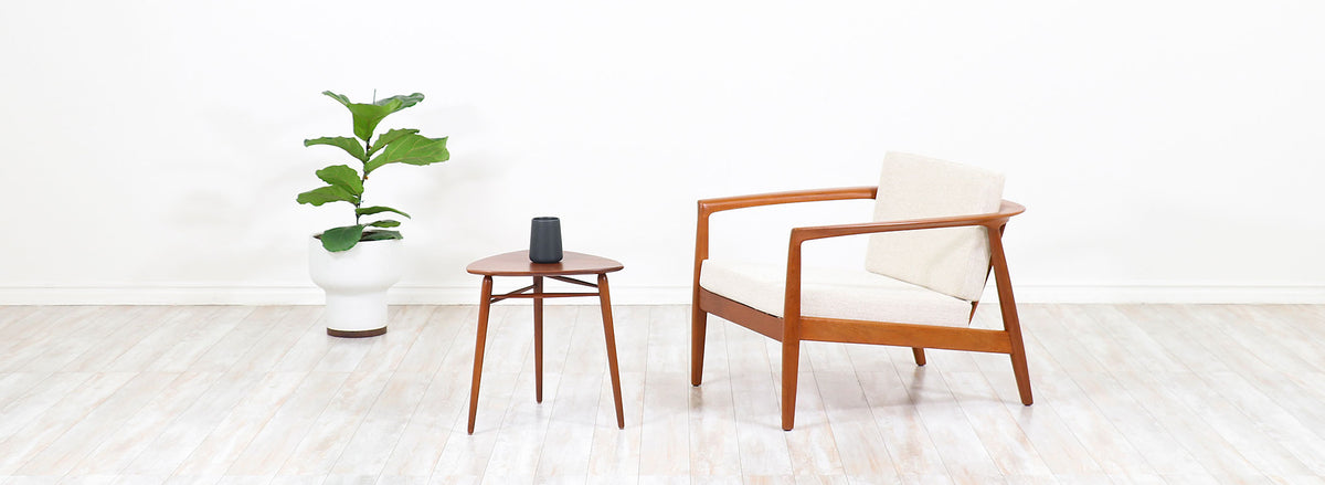 Folke Ohlsson Model 72-C Teak Lounge Chair for Dux