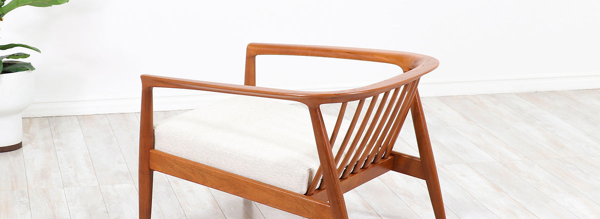 Folke Ohlsson Model 72-C Teak Lounge Chair for Dux