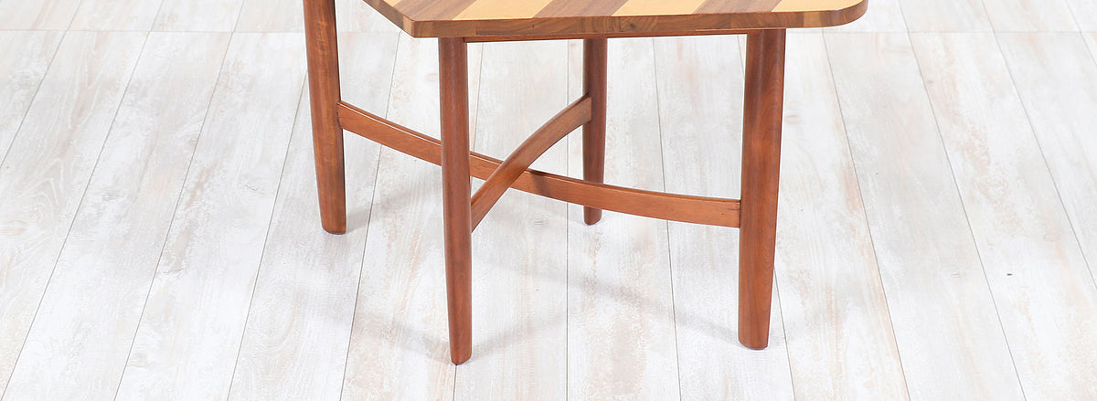 Barney Flagg "Parallel" Multi-Wood Side Tables for Drexel