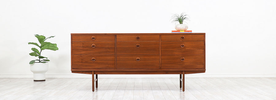 Yngve Ekstrom Model-515 Walnut Dresser for Dux