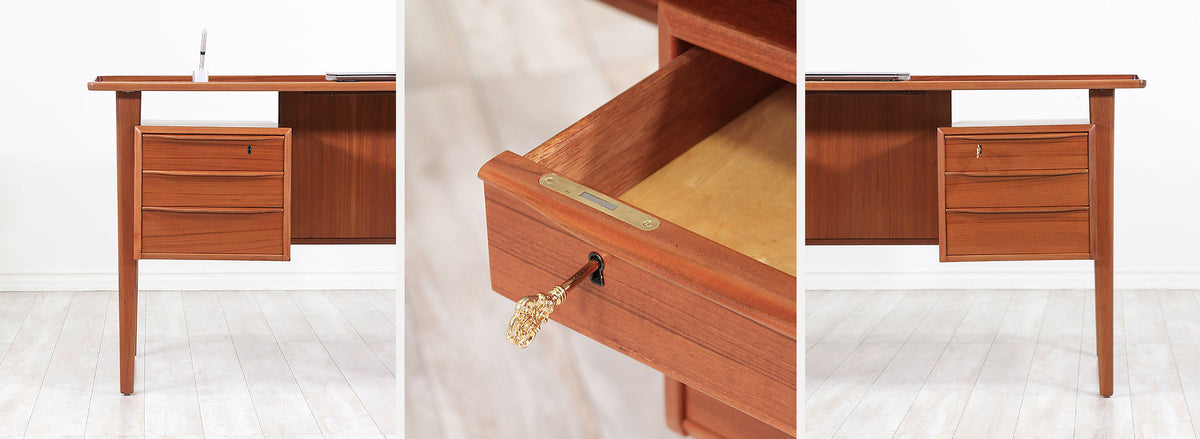 Peter Lovig Nielsen Floating-Top Executive Desk
