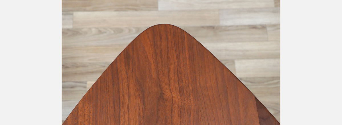 Mid-Century Modern Triangular Side Table by Jens Risom