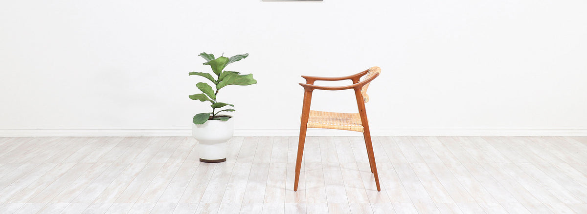 Rolf Rastad & Adolf Relling “Bambi” Cane Armchair for Gustav Bahus
