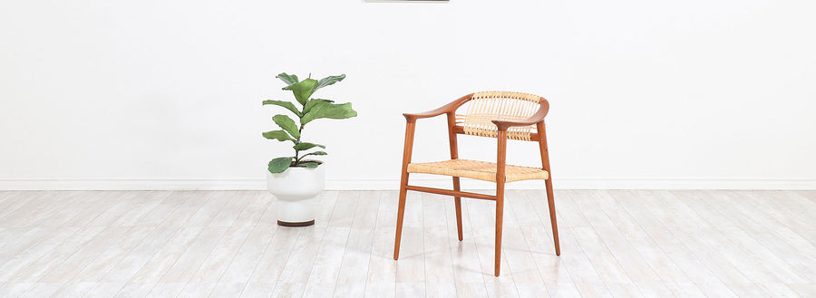 Rolf Rastad & Adolf Relling “Bambi” Cane Armchair for Gustav Bahus