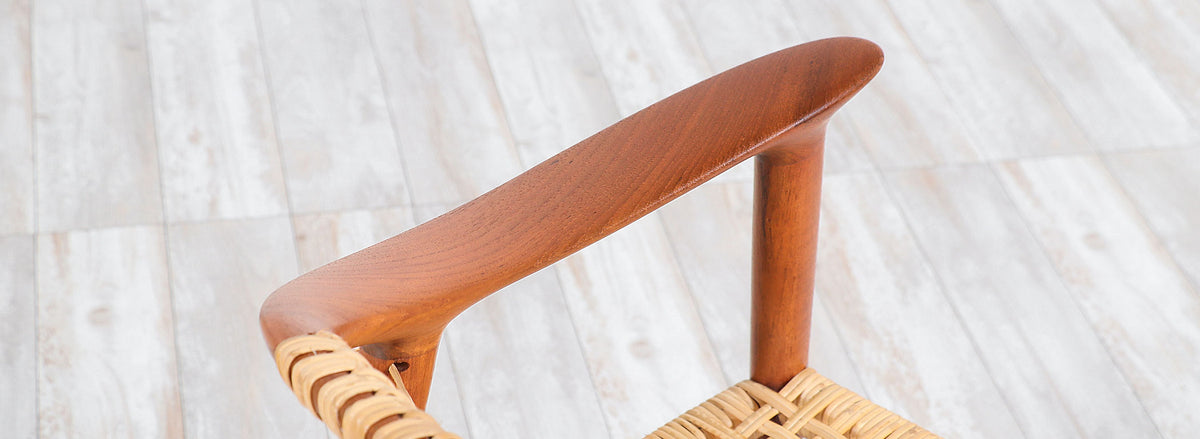Rolf Rastad & Adolf Relling “Bambi” Cane Armchair for Gustav Bahus