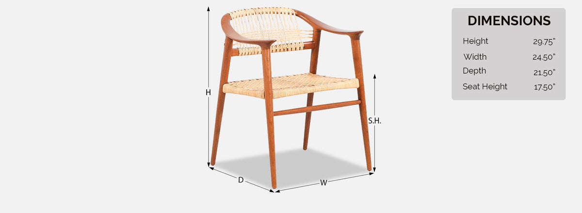 Rolf Rastad & Adolf Relling “Bambi” Cane Armchair for Gustav Bahus