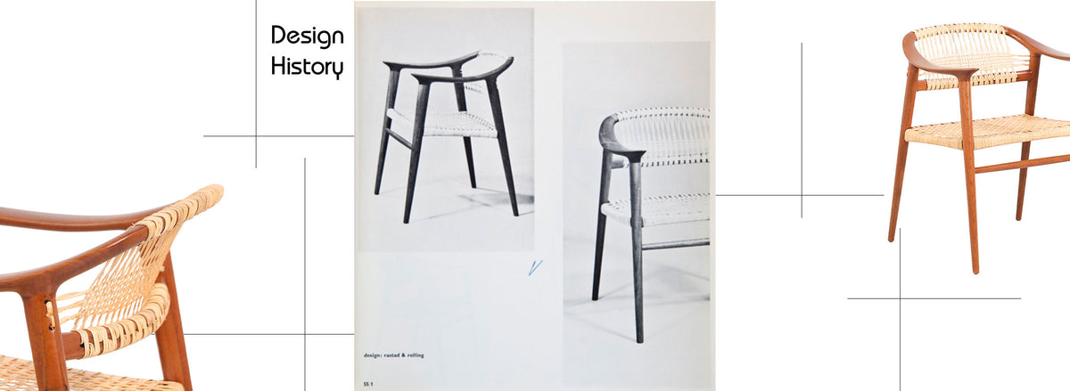 Rolf Rastad & Adolf Relling “Bambi” Cane Armchair for Gustav Bahus